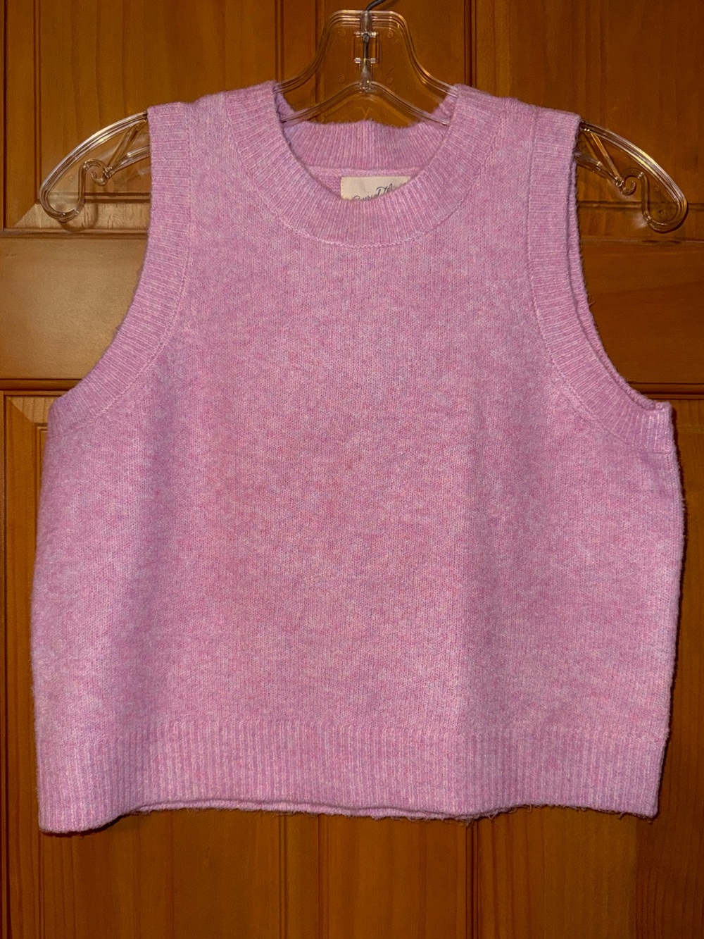 Universal Thread Pink Sleeveless Crewneck Knit Vest